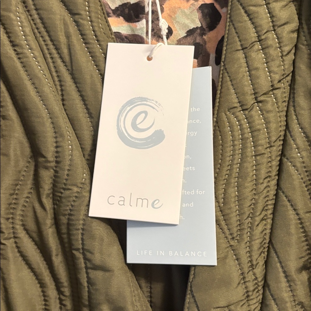 Calme by Johnny Was long wrap coat XL - Picture 5 of 10